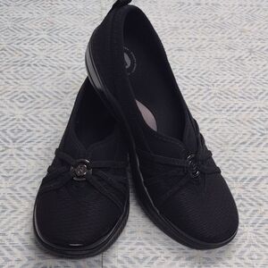 New Without Label Bzees Black Slip-On Flats